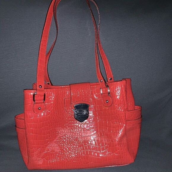 Orange Liz Claiborne purse - Picture 1 of 7